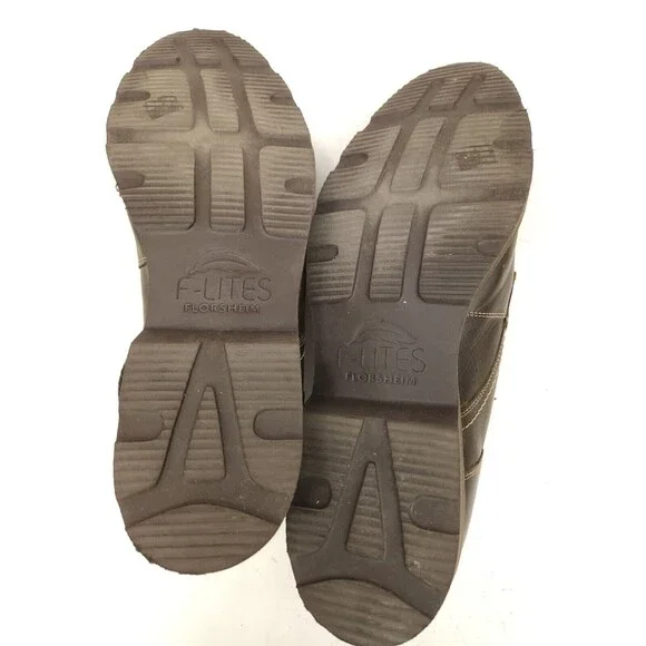 Florsheim Casey Chukka Boot Brown Leather F-Lites Size 12 D